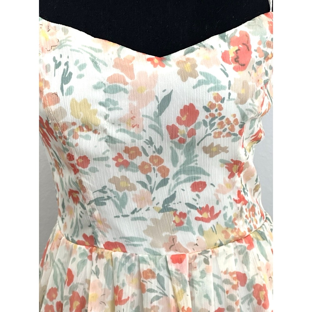 JACK Women's Floral Cut Out Back Sundress Spaghetti Strap Size (4)‎ - Picture 13 of 16